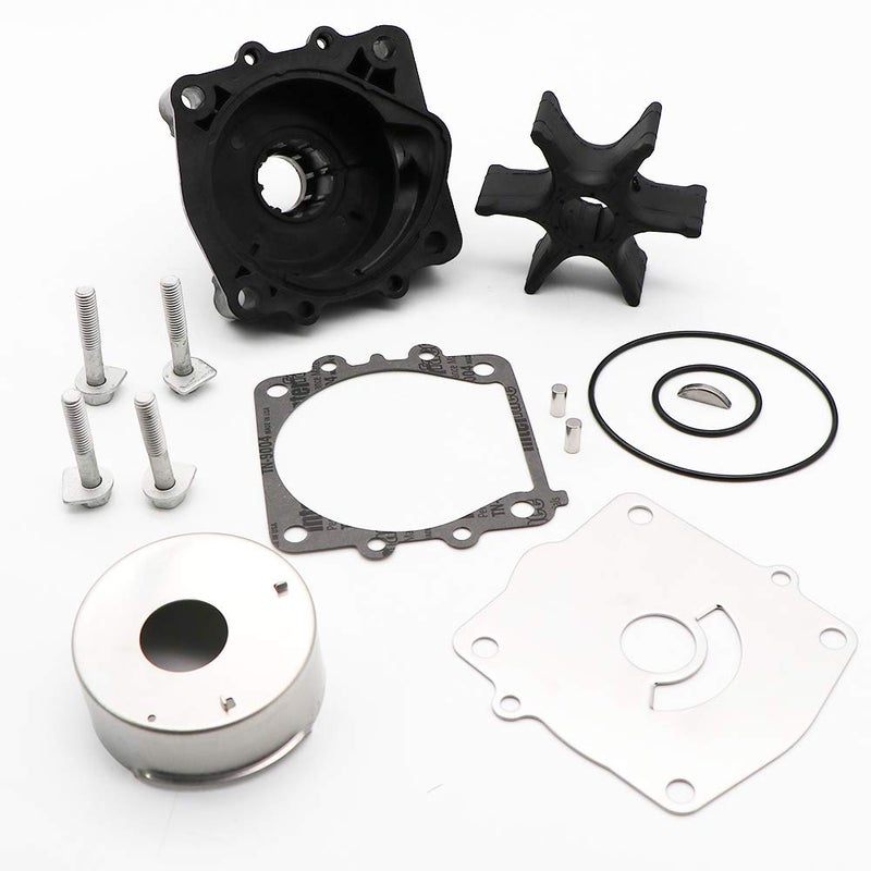 KIPA Impeller Water Pump Repair Kit With Housing For YAMAHA 61A-W0078-A2-00 61A-W0078-A3-00 V6 Outboards 150, 175, 200, 225, 250, 300 Hp, Fits For Sierra 18-3396, 61A-W0078-A1 - Image 2